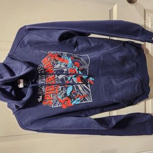 Men's Blue Spider-Man Hoodie